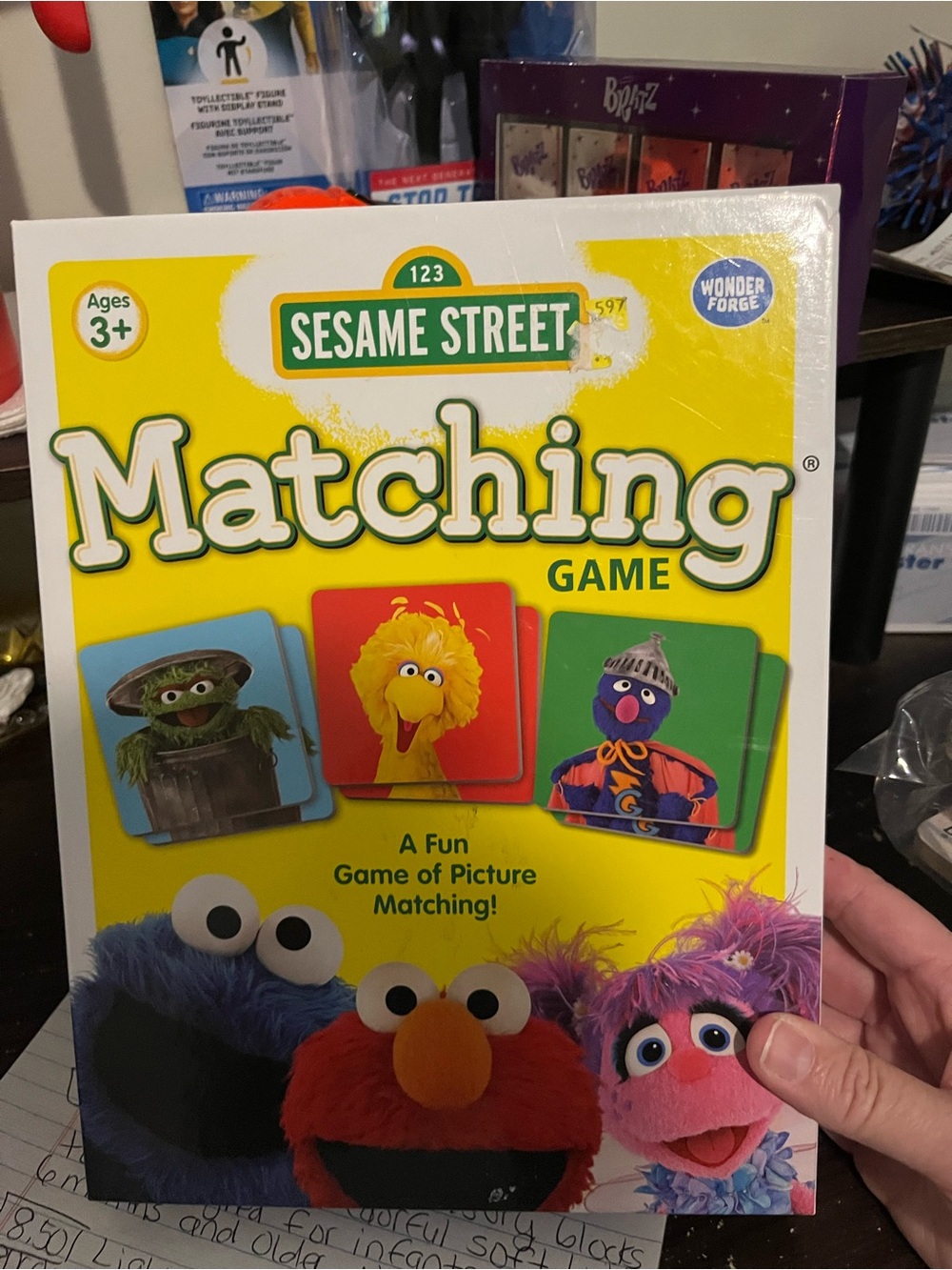 Sesame Street Matching Game - Yellow, Red, Green, Blue